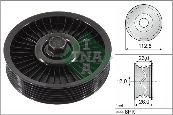 WILMINK GROUP kreipiantysis skriemulys, V formos rumbuotas dirža WG1253093